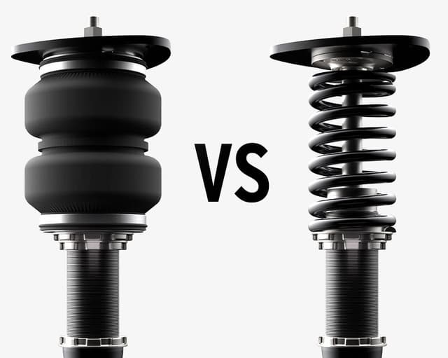 Air bag next to coilover